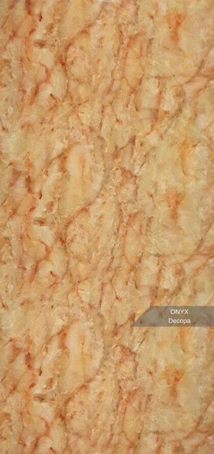 ПВЦ панел Onyx со луксузен изглед на оникс камен