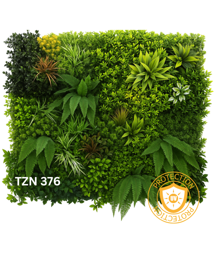 TZ 376 ДЕКОРАТИВНА ВЕШТАЧКА ТРЕВА ЗА ЗИД СО UV ЗАШТИТА