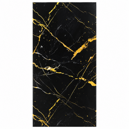 PVC panel crn zlatni zili – црна табла со златна мермерна шара